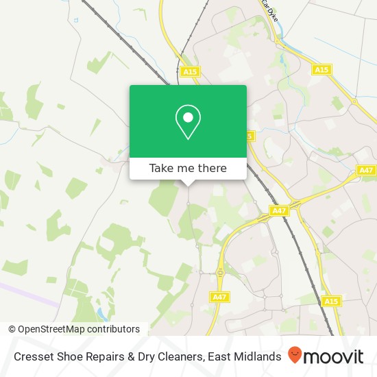 Cresset Shoe Repairs & Dry Cleaners map
