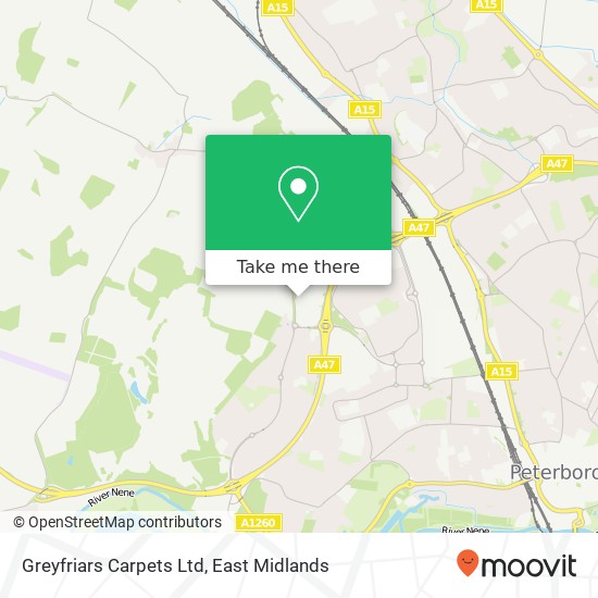 Greyfriars Carpets Ltd map