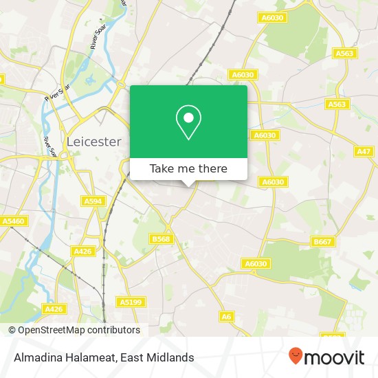 Almadina Halameat map
