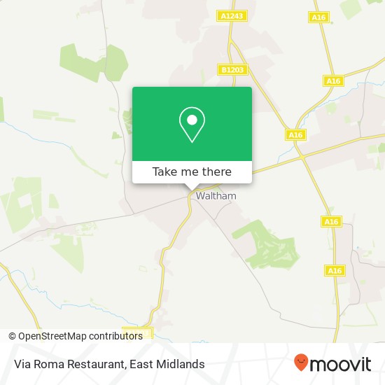 Via Roma Restaurant map