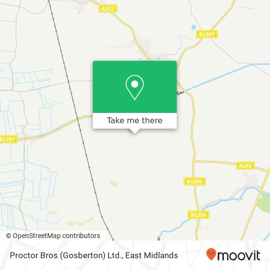 Proctor Bros (Gosberton) Ltd. map