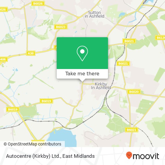 Autocentre (Kirkby) Ltd. map