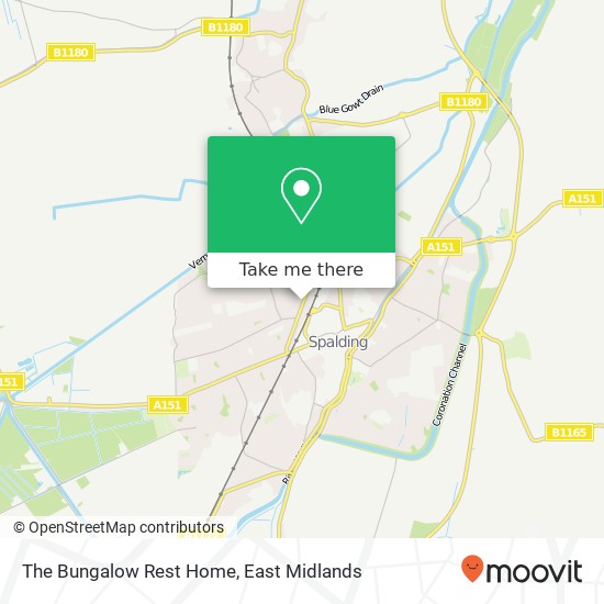 The Bungalow Rest Home map