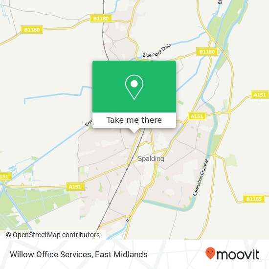 Willow Office Services map