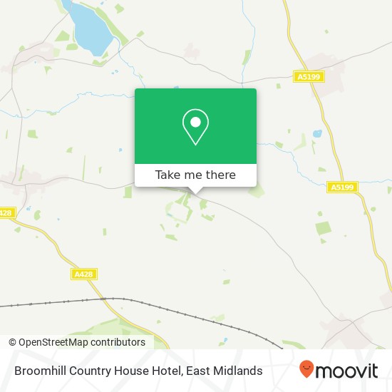 Broomhill Country House Hotel map
