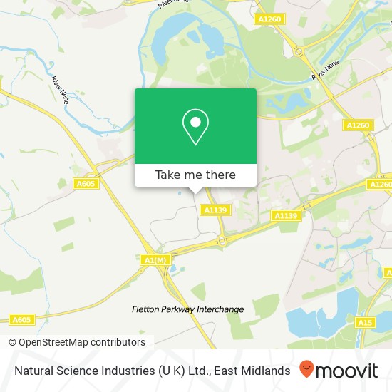 Natural Science Industries (U K) Ltd. map