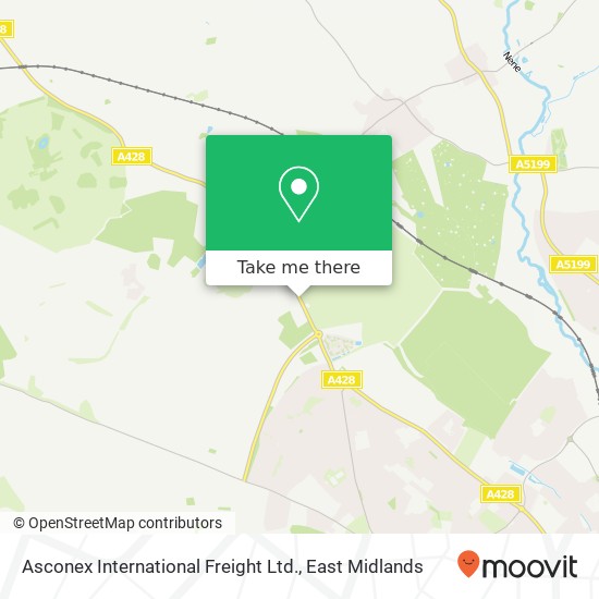 Asconex International Freight Ltd. map