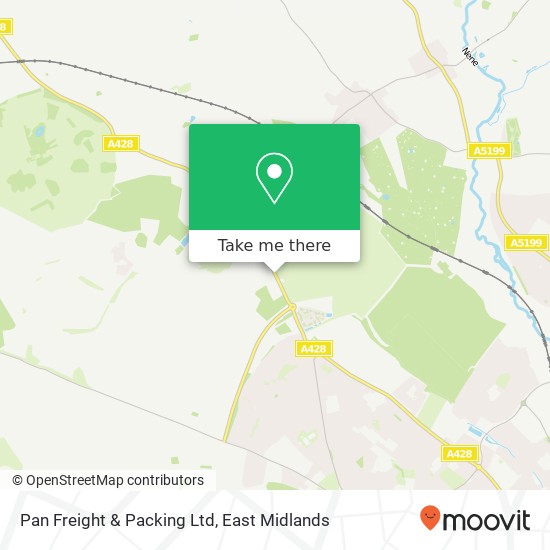 Pan Freight & Packing Ltd map