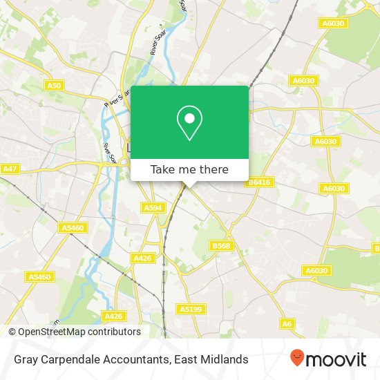 Gray Carpendale Accountants map