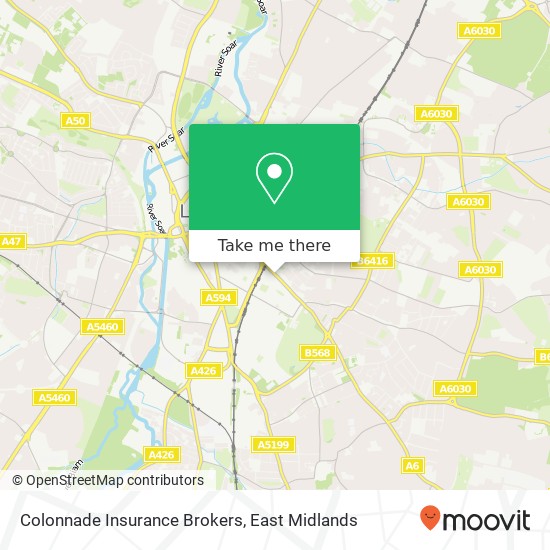 Colonnade Insurance Brokers map