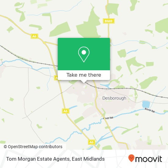 Tom Morgan Estate Agents map