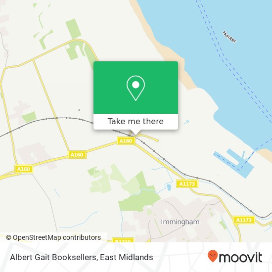 Albert Gait Booksellers map