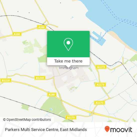 Parkers Multi Service Centre map