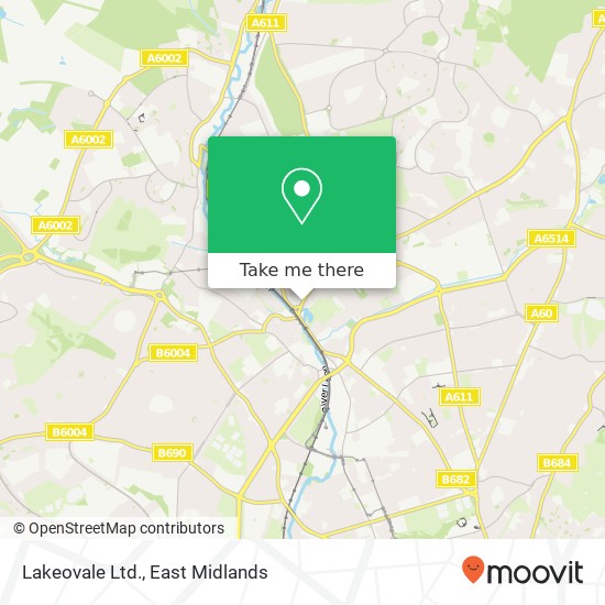 Lakeovale Ltd. map