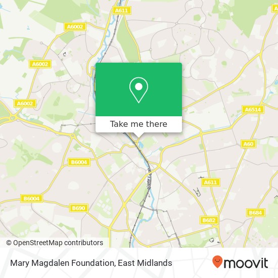Mary Magdalen Foundation map
