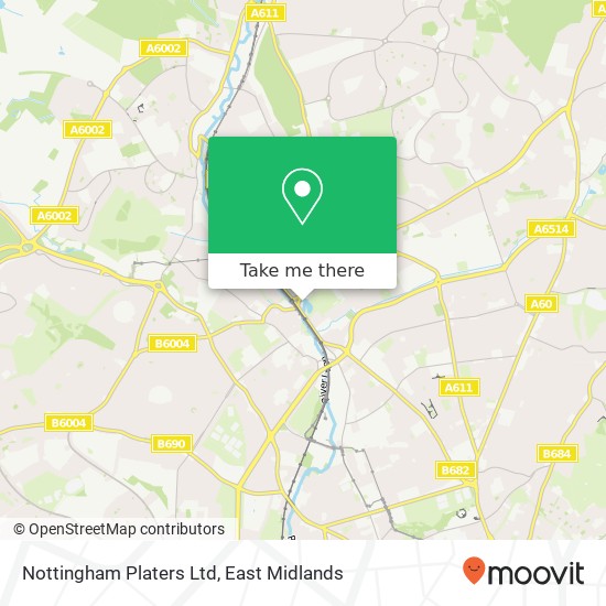 Nottingham Platers Ltd map