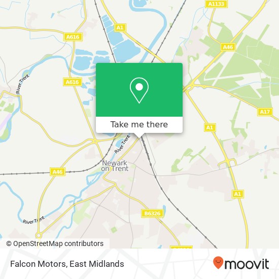Falcon Motors map