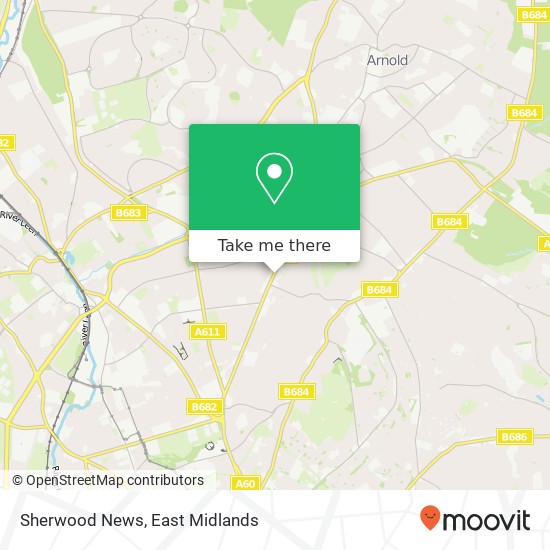 Sherwood News map