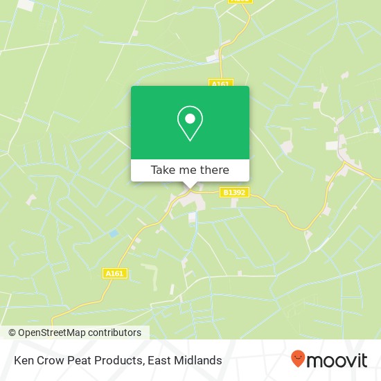 Ken Crow Peat Products map