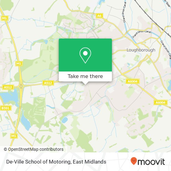 De-Ville School of Motoring map