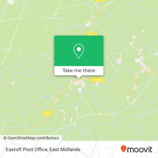 Eastoft Post Office map