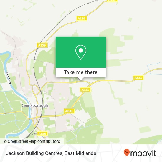 Jackson Building Centres map