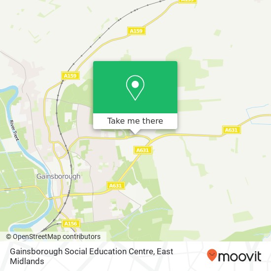 Gainsborough Social Education Centre map