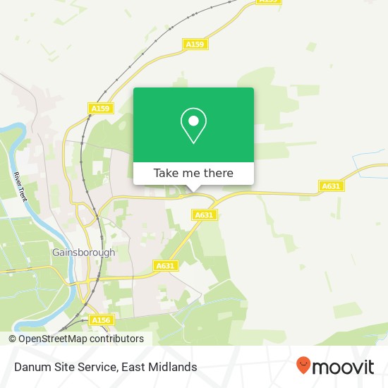 Danum Site Service map