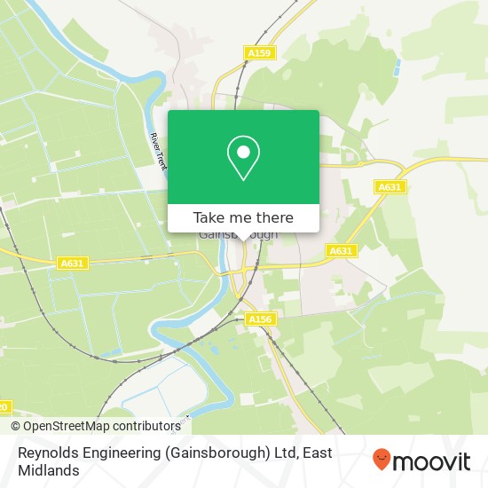 Reynolds Engineering (Gainsborough) Ltd map