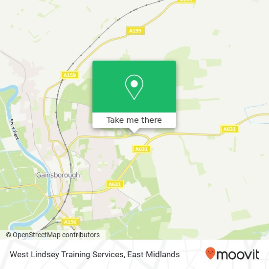 West Lindsey Training Services map