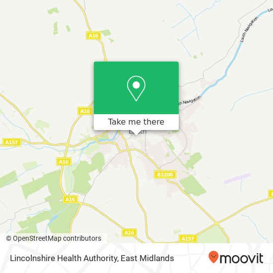 Lincolnshire Health Authority map