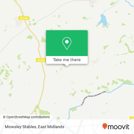 Mowsley Stables map