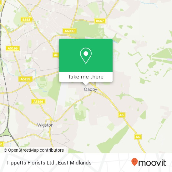 Tippetts Florists Ltd. map