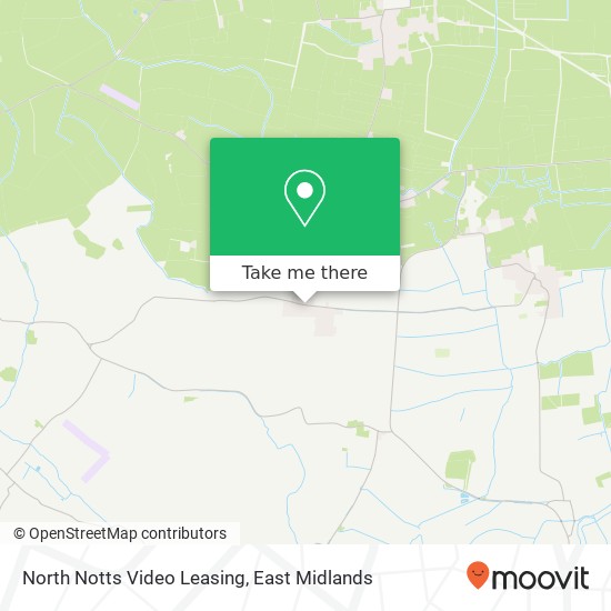 North Notts Video Leasing map