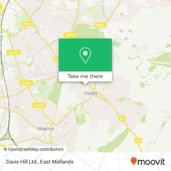 Davis Hill Ltd. map