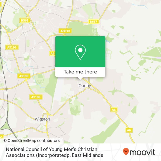 National Council of Young Men's Christian Associations map