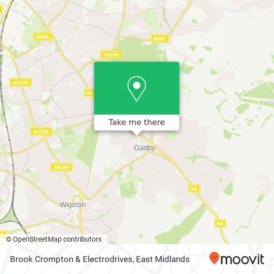 Brook Crompton & Electrodrives map