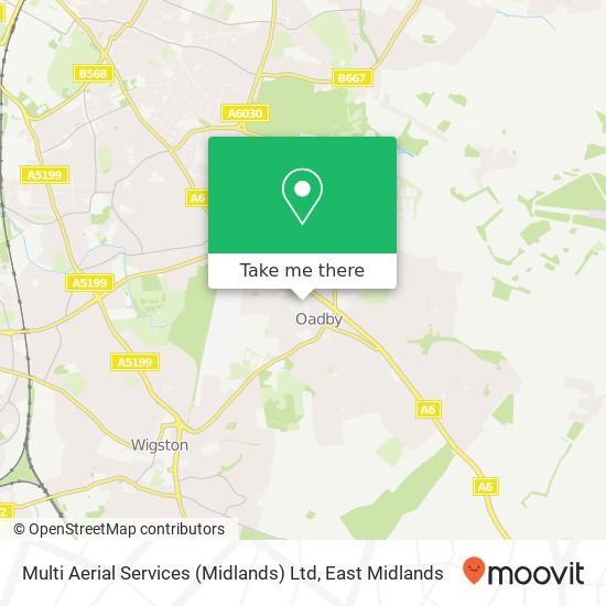Multi Aerial Services (Midlands) Ltd map