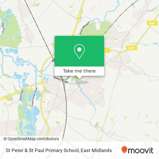 St Peter & St Paul Primary School map