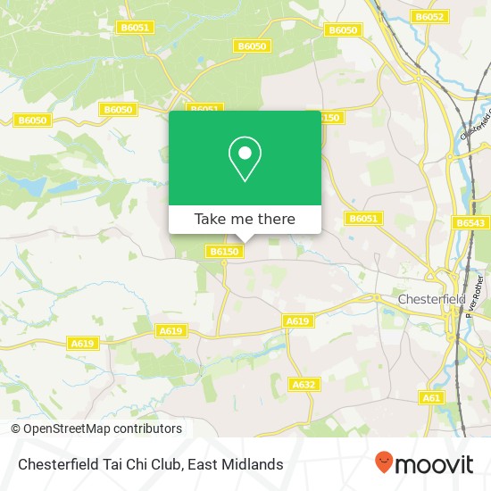 Chesterfield Tai Chi Club map