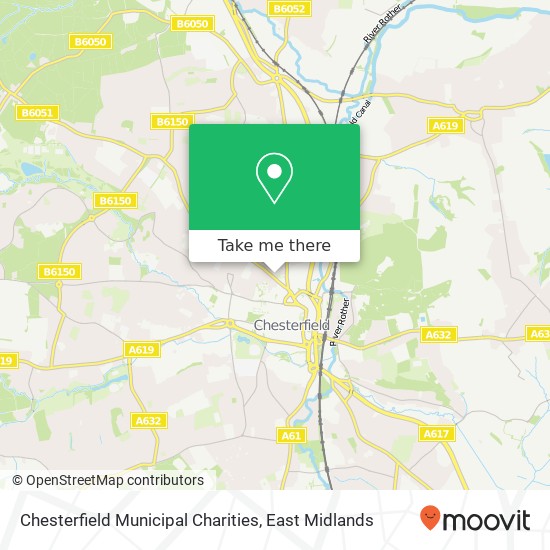 Chesterfield Municipal Charities map