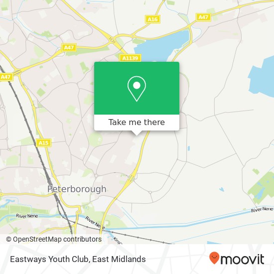 Eastways Youth Club map