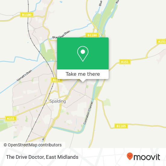 The Drive Doctor map