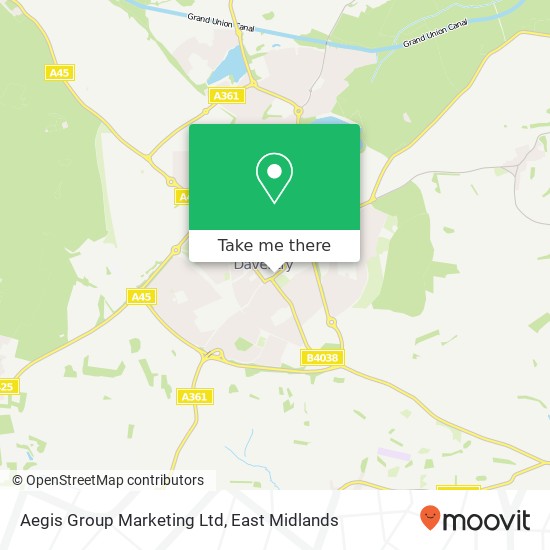 Aegis Group Marketing Ltd map