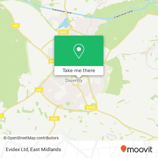 Evidex Ltd map