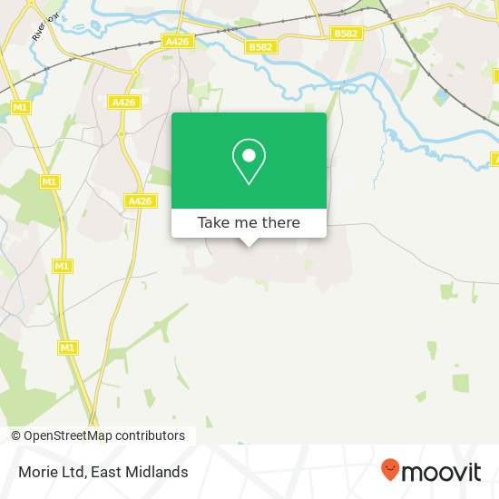 Morie Ltd map