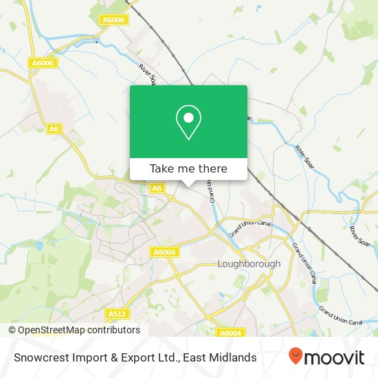 Snowcrest Import & Export Ltd. map