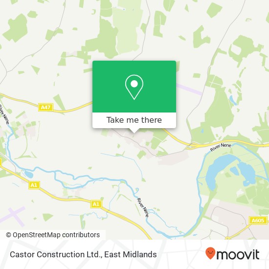 Castor Construction Ltd. map