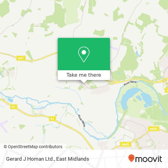 Gerard J Homan Ltd. map