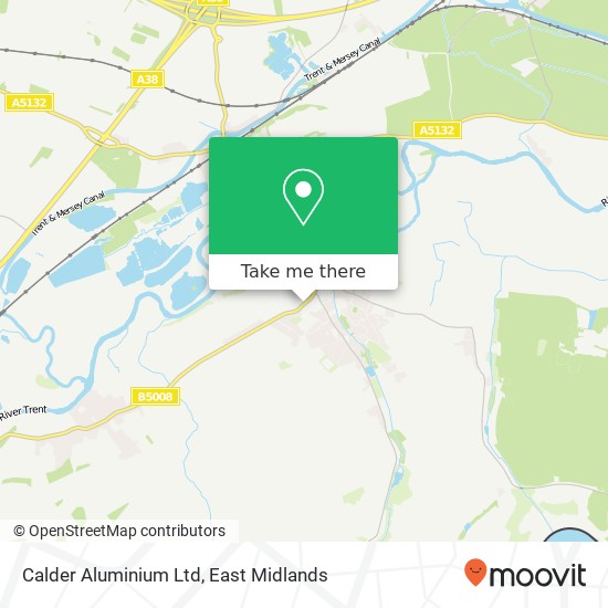 Calder Aluminium Ltd map